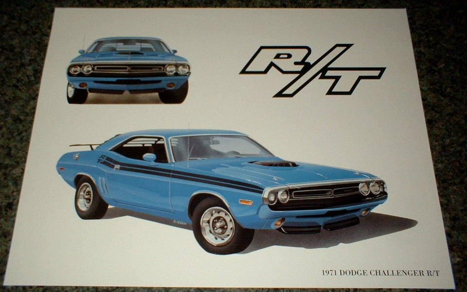 1971 DODGE CHALLENGER R/T MOPAR ART 71 70 383 440 RT HEMI PHOTO PICTURE★★ - Image 1 of 1