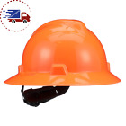 V-Gard Full-Brim Hard Hat with Fas-Trac III Ratchet Suspension