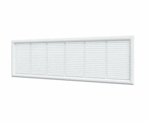 Blanco Ventilación Reja 230mm x70mm Baño Puerta Mobiliario Conducto Cubierta - Imagen 1 de 6