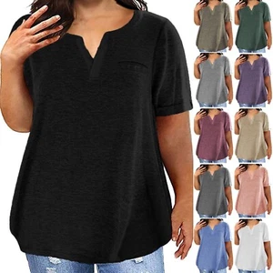 Women T Shirts Casual Summer Loose Dressy Trendy Basic Tops - Picture 1 of 36