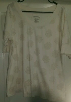 Blusa Venezia Feminina Tamanho 18/20 18W/20W Bege Bronzeado - Imagem 1 de 3