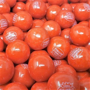 Candy Retailer Hot Chew Cinnamon Bubble Gum Gumballs 1 Lb - Picture 1 of 12