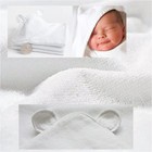 Pack Of 2 Baby Towels Hooded Bath Wrap Baby Shower Gifts 100% Cotton  Boys Girls