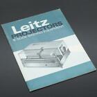 Catalogue projecteurs Leitz et équipement de fixation de diapositives septembre 1966