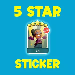 LIT - 5 STAR STICKER MONO GO - Picture 1 of 1