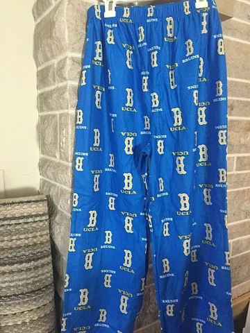 UCLA Bruins Blue Polyester Pajama PJ Pants New with Logos Youth Size 6-7 Cover