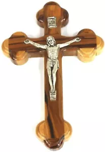 Beautiful Wooden Crucifix w/Jesus 5 1/2 Inches Long From Jerusalem Free Shipping - Picture 1 of 5