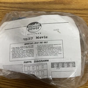 MODEL POWER - N SCALE - MOVIE THEATER KIT # 1537 - Picture 1 of 1