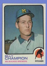 1973 Topps Billy Champion #74 Milwaukee Brewers