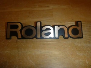 Vintage / Collectible ROLAND LOGO Name Plate ... Metal ~ Made to Last !!! - Picture 1 of 4
