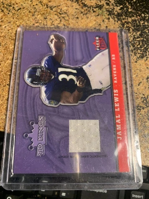 2005 FLEER ULTRA JAMAL LEWIS TD KINGS JERSEY CARD ~ #TK/JL - Image 1 of 1