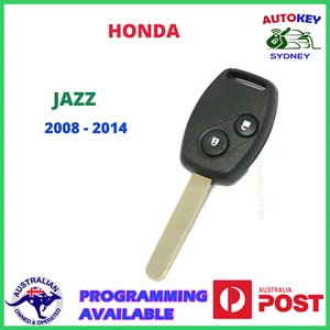 Honda Jazz Key Remote 2 button 2008 2009 2010 2011 2012 2013 2014 - Picture 1 of 2