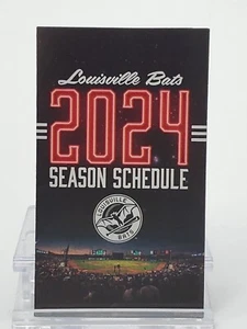 2024 Louisville Schläger Taschenspielplan Minor League Baseball Cincinnati Reds AAA - Bild 1 von 2