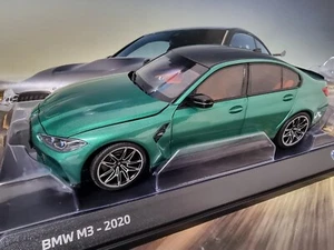 NEW MINICHAMPS BMW MINIATURE M3 G80 ISLE OF MAN GREEN MODEL 1:18 80435A51948 - Picture 1 of 13