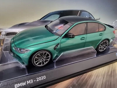 NEW MINICHAMPS MINIATURE BMW M3 G80 ISLE OF MAN GREEN MODEL 1:18 80435A51948 - Image 1 of 4
