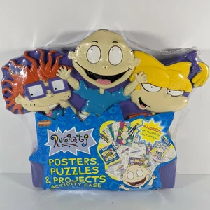 Vintage Nickelodeon Rugrats Activity Case (1997) Posters Puzzles and Projects - Picture 1 of 4