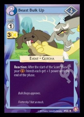 My Little Pony Absolute Discord Beast Bulk Up - 88 -  MLP CCG  - Image 1 of 1