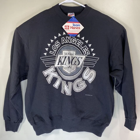 Vintage 90s Los Angeles LA Kings Sweatshirt Size XL NHL Hanes USA *NOS* W/Tag Cover