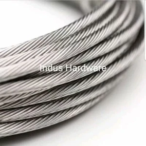 Stainless Steel T316 Cable Railing, 3/16" 1x19, 7x19 Commercial Grade New Stock - Picture 1 of 2