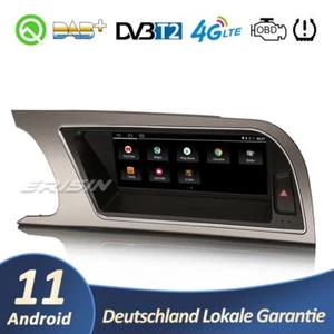Android 12 GPS Autoradio für Audi A5 WiFi TPMS CarPlay OBD2 DVR USB Camera DAB+ - Bild 1 von 10