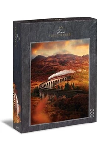 ULMER PUZZLESCHMIEDE "Glenfinnan Viadukt" Zug Brücke 500 TEILE PUZZLE - Bild 1 von 6