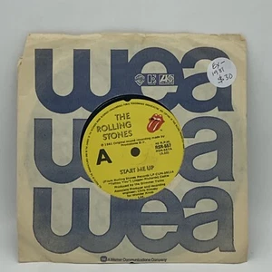 The Rolling Stones "Start Me Up / No Use In Crying" ORIGINAL OZ PRESS 7" LP - Picture 1 of 4