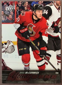 2015-16 Upper Deck Young Guns #476 Max McCormick Ottawa Senators RC - Bild 1 von 1