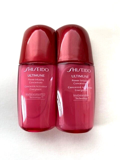 3 Shiseido Ultimune Power Infusing Concentrate 0.33 Oz Each 1.32 Oz TOTAL