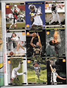 VENUS WILLIAMS TENNIS 1998 SPORTS ILLUSTRATED SI FOR KIDS FULL CARD SHEET SERENA - Picture 1 of 2
