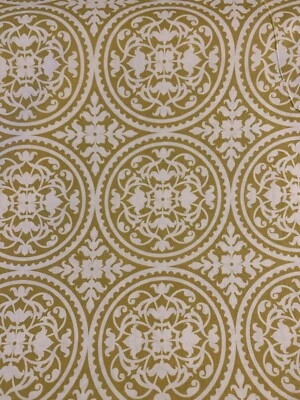OOP Joel Dewberry Fabric "Ironwork" For Rowan Westminster Fibers Ochre 2 yds HTF - Image 1 of 4