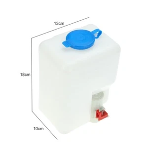 Universal Windscreen Washer Bottle Kit Cleaning Tools 12V Ideal Fits Boat Car - Picture 1 of 6