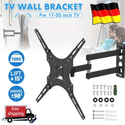 NEU 17-55 Zoll TV Wandhalterung Wandhalter LCD LED Fernseher schwenkbar neigbar