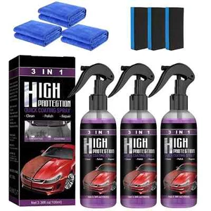 Newbeeoo Car Coating Spray, High Protection 3 in 1 3 1 3pcs-30ml - Picture 1 of 8