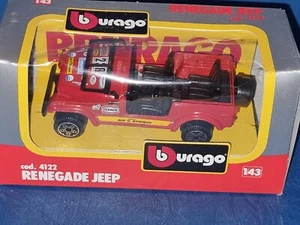 Bburago 1:43 Scale Diecast #4122 Renegade Jeep (Red) - Picture 1 of 2