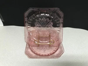 3 Jeanette Pink Adam 9" Dinner Plates - Picture 1 of 4