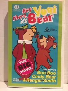 HEY THERE, IT'S YOGI BEAR ~ THE BIG MOVIE ~ HANNA BARBERA ~ VHS VIDEO ~ 89 MINS - Picture 1 of 2