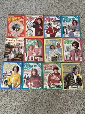McCall's Needlework and Crafts  Lot of 12 Magazines Vintage 1970’s-80’s HEAVY - Image 1 of 4