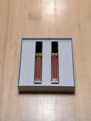 ⭐ ⭐ NEW 2 x Tom Ford Gloss Luxe Lip Gloss - #08 INHIBITION & #22 SUNRISE PINK ⭐ - Image 1 of 4