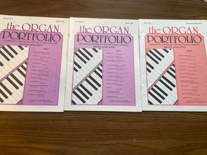 (3) The Organ Portfolio anthology songbooks-Lorenz publishing-1993, 1996, 1999 - Picture 1 of 7