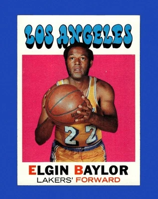 1971 - 72 Topps 套装 - Break # 10 Elgin Baylor NR-MINT *GMCARDS* — 第 1/2 张图片