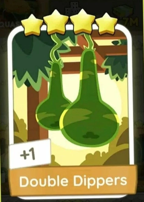 1x Double Dippers - 🎲 Monopoly Go Digital Sticker TRADE CARD - Image 1 of 1