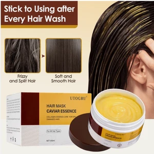 NEU Kollagen Haarbehandlung Deep-Repair Conditioning Keratin Haarmaske Reparatur - Picture 1 of 24