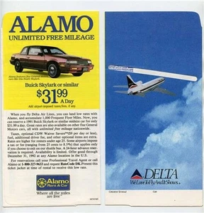 Delta Airlines Ticket Jacket 1992 We Love to Fly and It Shows - Picture 1 of 2