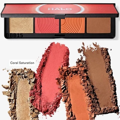 Smashbox Halo Sculpt + Glow Face Palette IN CORAL SATURATION,NEW WITH BOX - Image 1 of 3