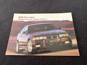1997-1998 BMW M3 Coupe Postcard E36 M-3 unused original Post Card - Picture 1 of 2
