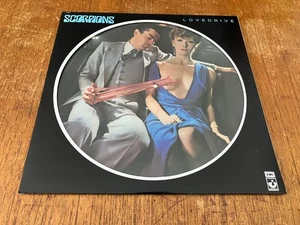 SCORPIONS Lovedrive 12" PICTURE DISC LP Vinyl 1979 Die-Cut Cover RARE - Picture 1 of 4