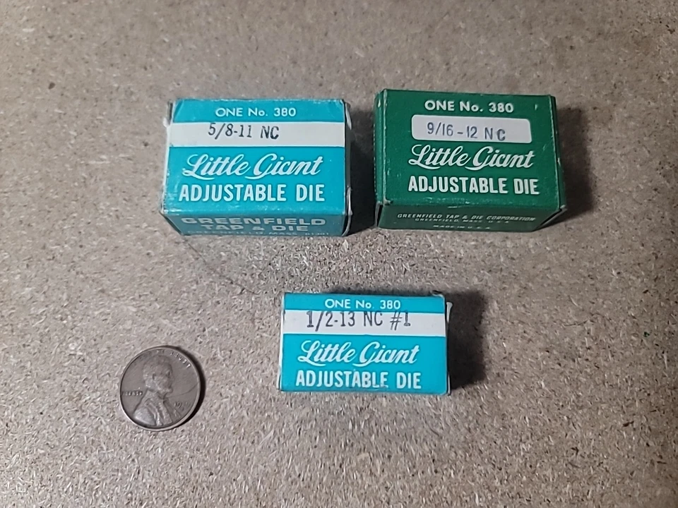 3 matrizes de cachimbo ajustáveis Greenfield Little Giant - Imagem 1 de 4