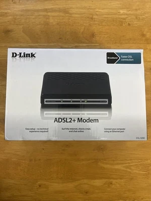D-Link ADSL2+ Ethernet Modem-DSL-520B Broadband - Image 1 of 4