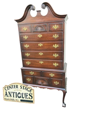 67188 KINDEL Furniture Mahogany High Boy Dresser Chest - Image 1 of 4