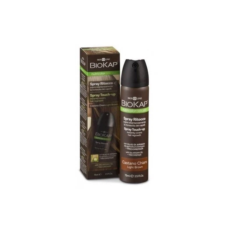 Bios Line Biokap Nutricdel Spray Ritocco Castano Chiaro 75 Ml - Immagine 1 di 1
